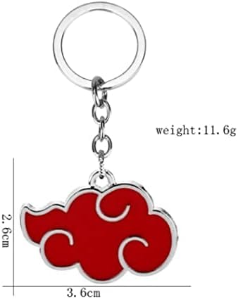 Anime Keychains Metal For Bike Car Gifting | Akat-suki