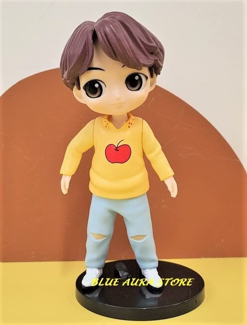 BTS Suga Figure Idol Toy Doll Statue Merchandise for BTS Army Size - 15.5 cm Idol (Suga)