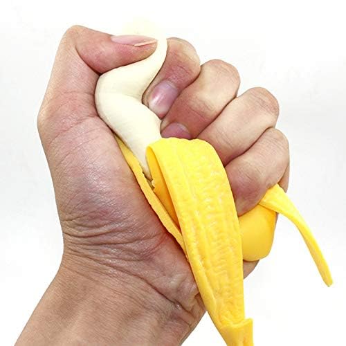 Banana Squishy Mind Relaxing Stretchy Hand Pressing Funny Toy