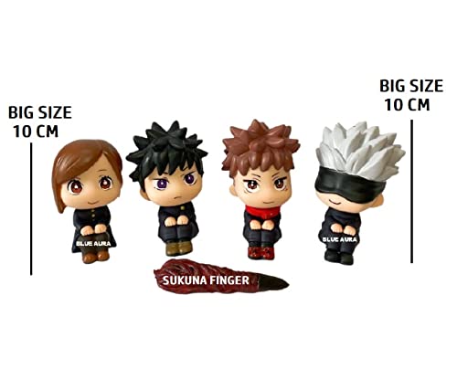 Anime Action Figure Set of 4 | Juju with Finger