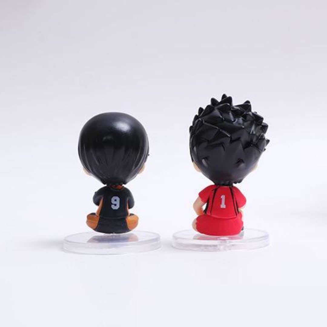 Anime Action Figures Set of 4 Chibi Style Height-5.5cm | Boys Mini Haik-yuu