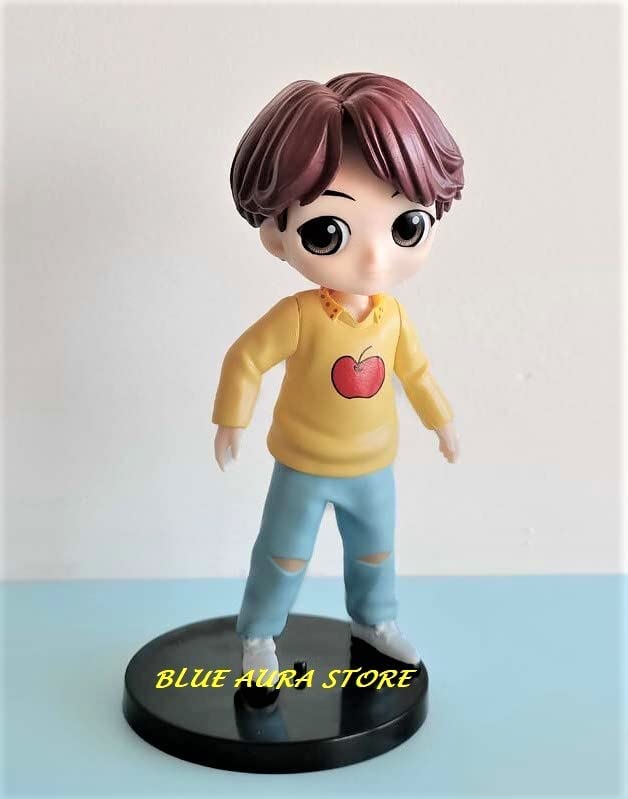 BTS Suga Figure Idol Toy Doll Statue Merchandise for BTS Army Size - 15.5 cm Idol (Suga)