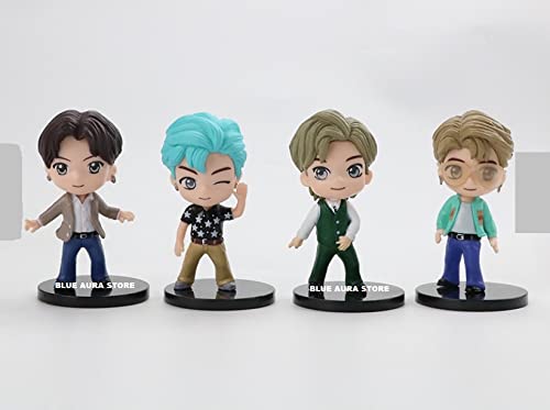 BTS Figures Toy Doll Statue Merchandise Size - 8cm | Dyna