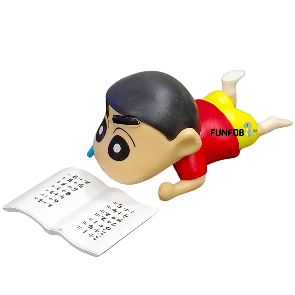 Shinchan Action Figure Toy Size - 7CM | Shin Studying Small