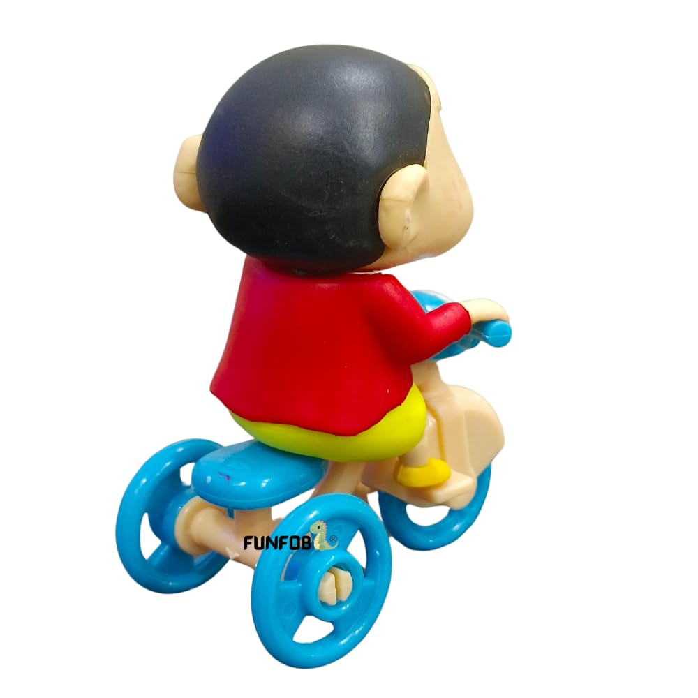 Shinchan Action Figure Toy Size - 10CM | Shin Cycle Small