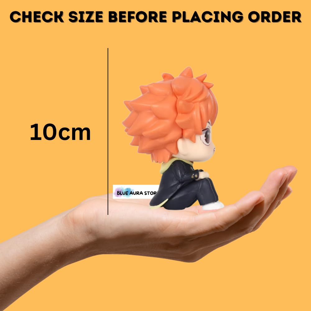 Haikyuu Shoyo Hinata Action Figure Height-10cm | with Box | Haikyuu Look Up