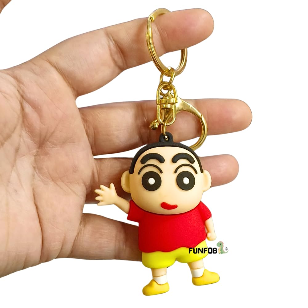 Shinchan Keychain With Hook Collectible | Shinchan Key Waving
