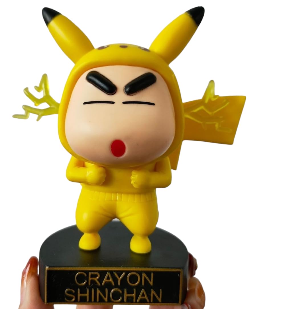 Shinchan Action Figure Toy Height -9CM | Shinchan Poke Dress