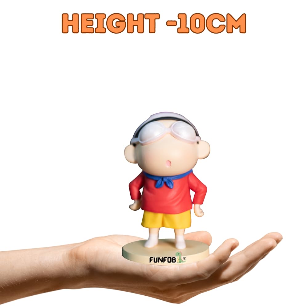 Shinchan Action Figure Toy Size - 10CM | Shin Red Naughty