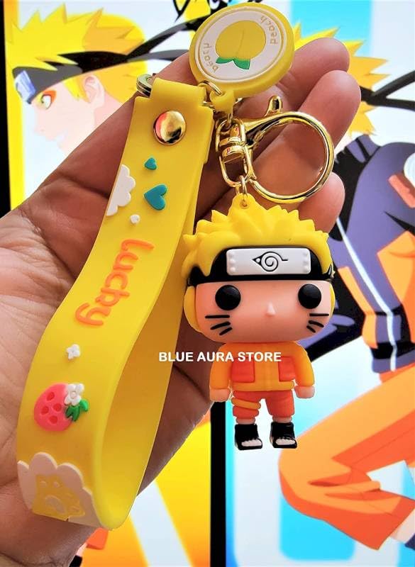 Anime Keychain with Hook & Straps| Naru P-op