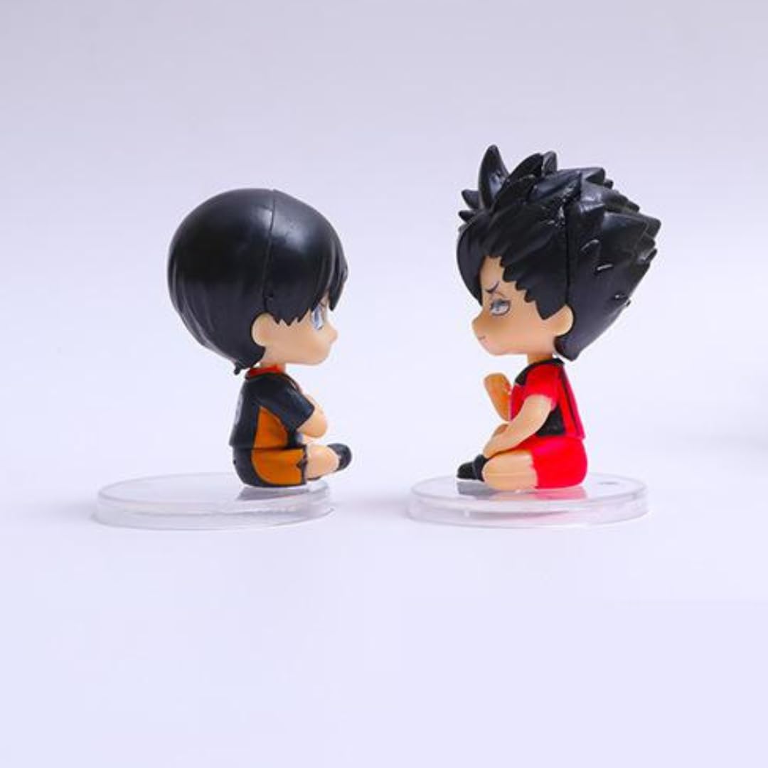 Anime Action Figures Set of 4 Chibi Style Height-5.5cm | Boys Mini Haik-yuu