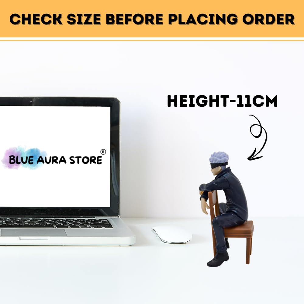Gojo Action Figure Height-11cm PVC | Gojo on Chair