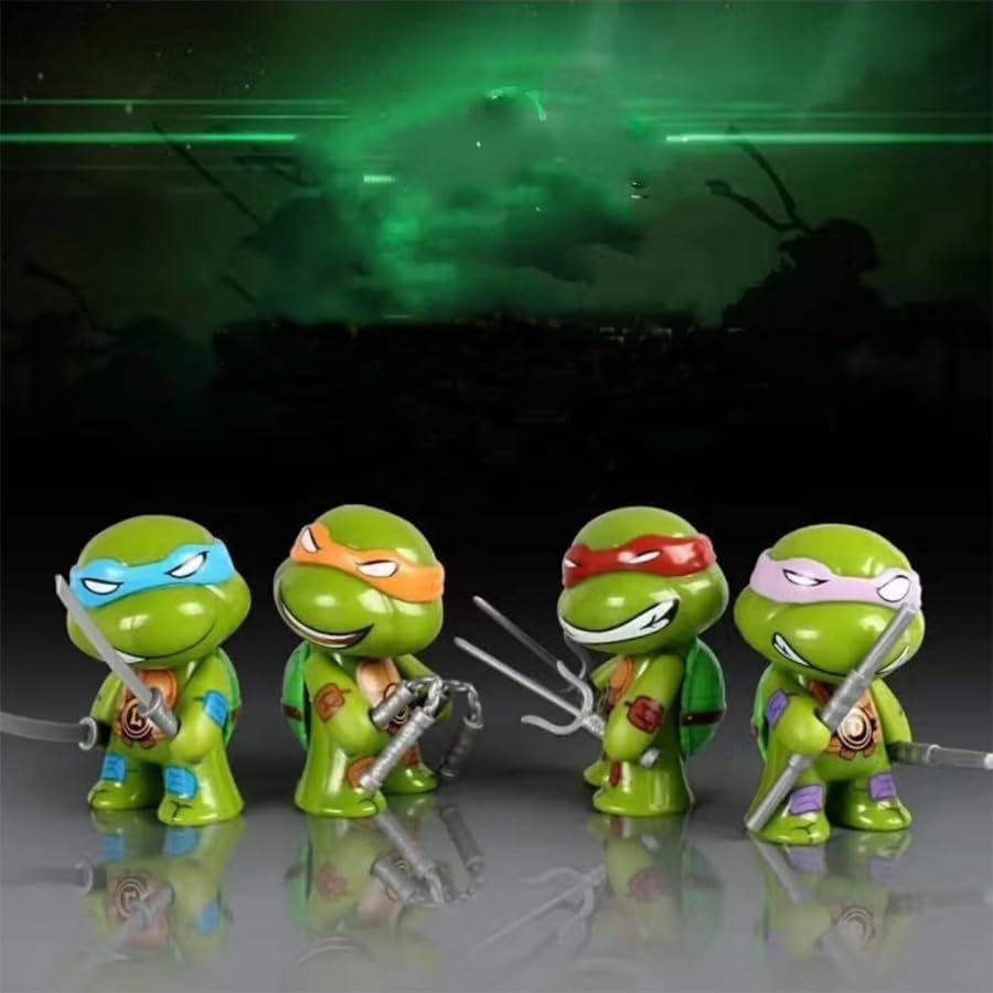 Ninja Turtle Action Figures Set of 4 Height - 7CM
