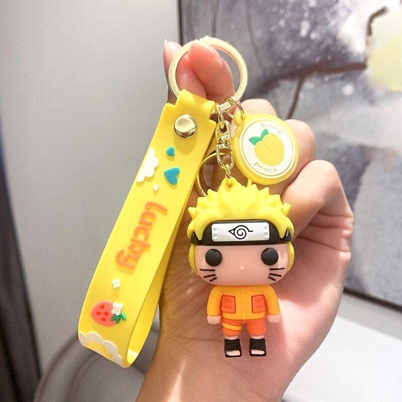 Anime Keychain with Hook & Straps| Naru P-op