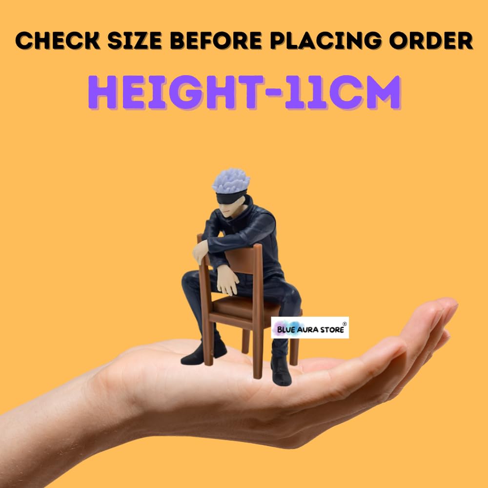 Gojo Action Figure Height-11cm PVC | Gojo on Chair