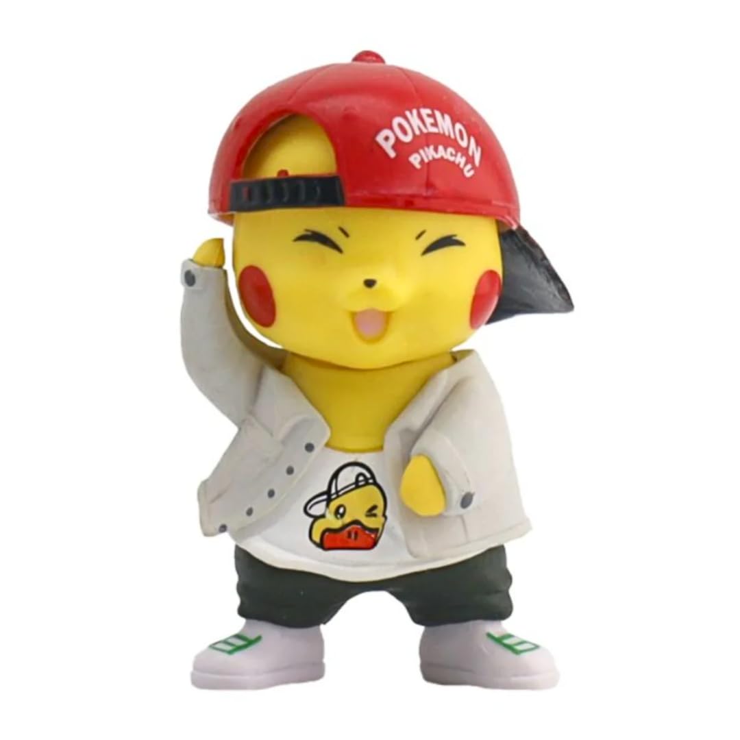 Cartoon Action Figure Toy Height -8.5CM | Poke Cap Figure
