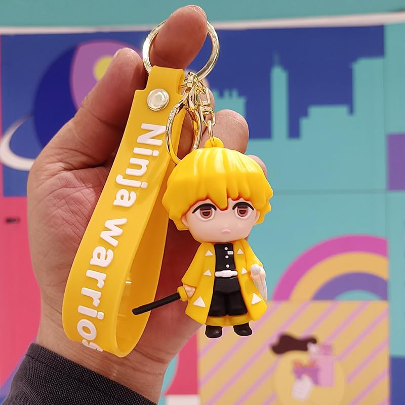 Anime Keychain With Hook & Strap For Fans | Zeni Dark