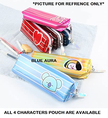BTS Pencil Pouch Pen Pouch Cosmetic Bag Travel Pouch Multicolor |Chimmy Pouch Stripes