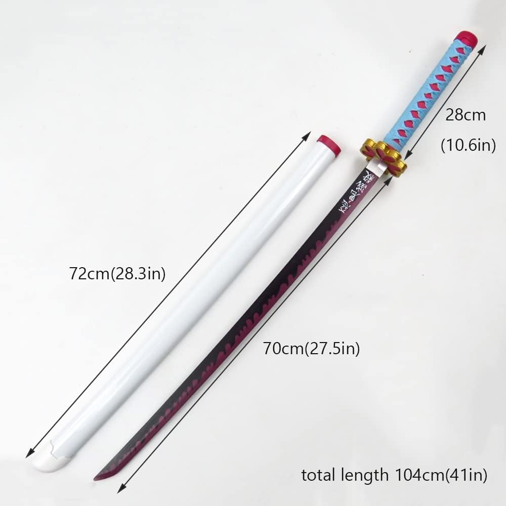 Devil Slayer Cosplay Katana Sword 104 cm Wooden Sword Nichirin Life Size | Mit-sr Katana