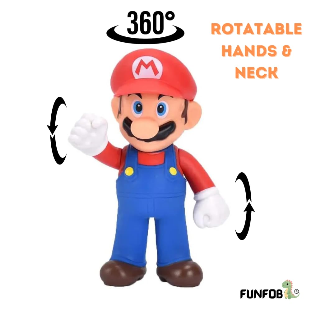 Mario Action figure Height -11.5cm Mario Toys | Ma-ri-o Red
