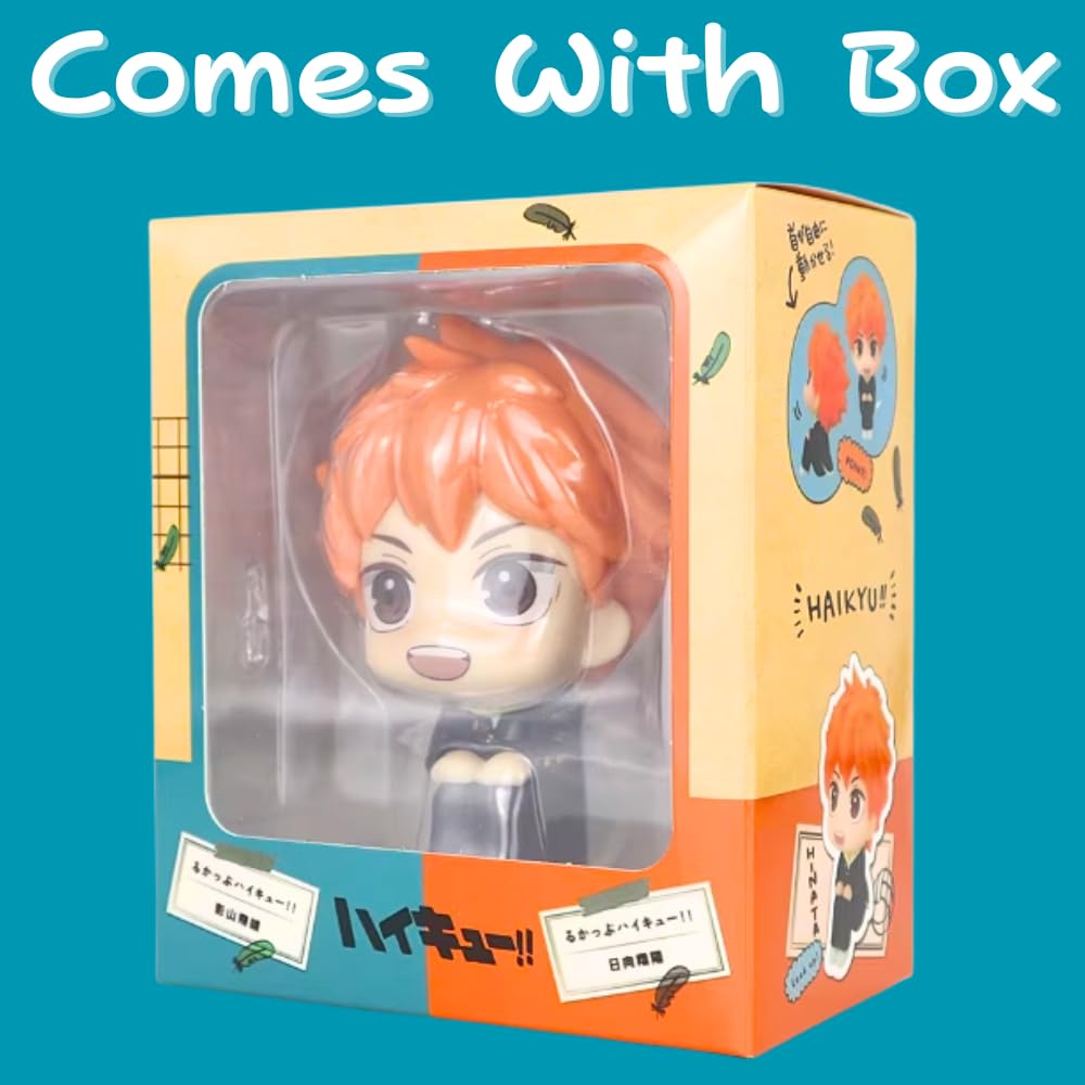 Haikyuu Shoyo Hinata Action Figure Height-10cm | with Box | Haikyuu Look Up