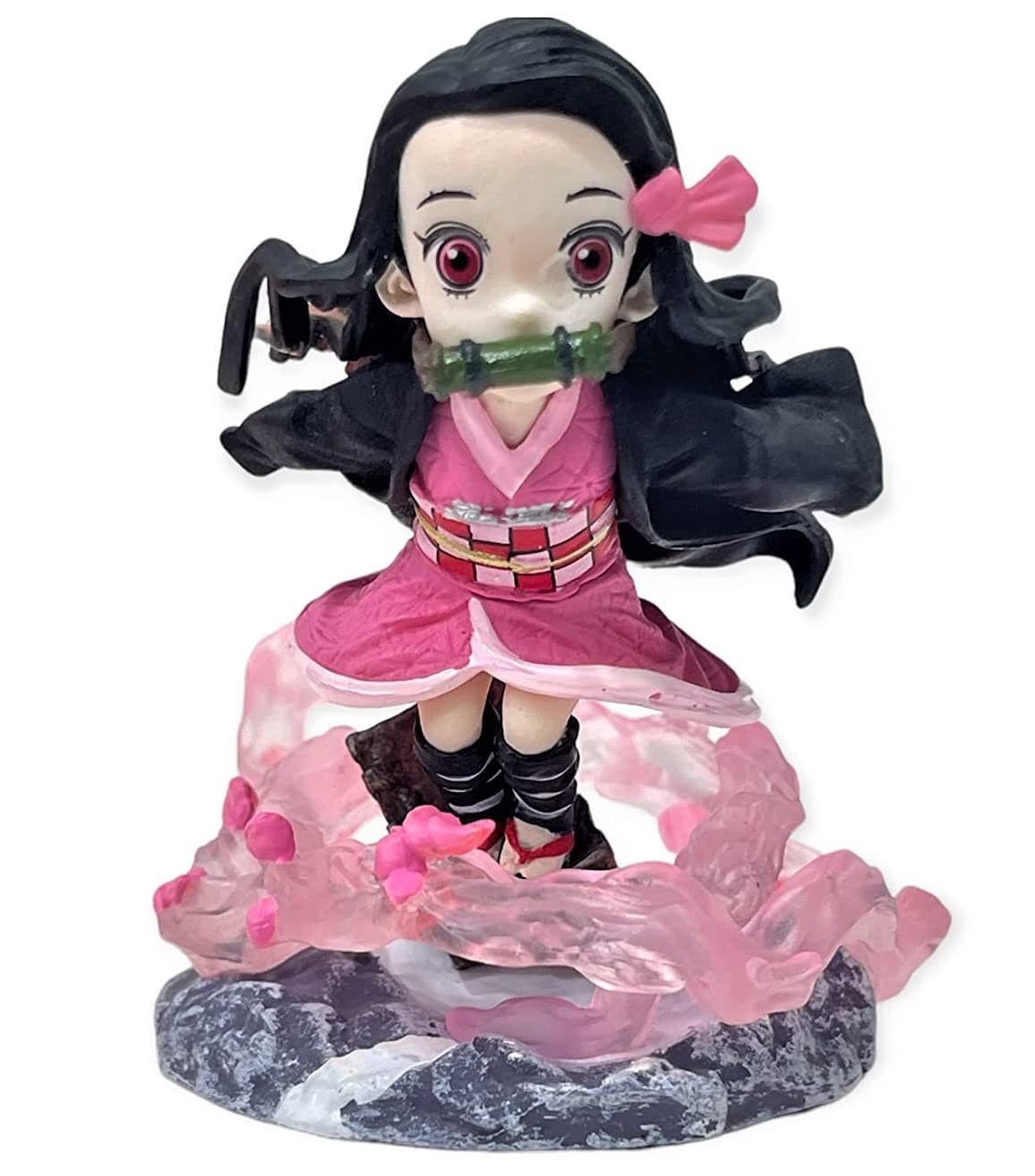 Devil Slayer Mini Action Figure Height - 7CM Cherry Blossom Detailed Collectible | Nezu Mini