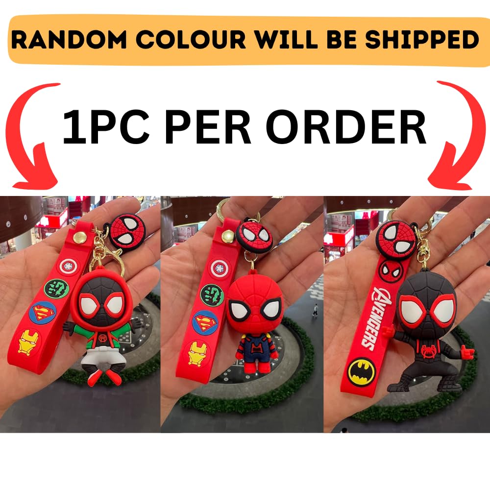 Movie Cartoon Keychain (Random 1PC Only) For Fans | Spidey Keychain