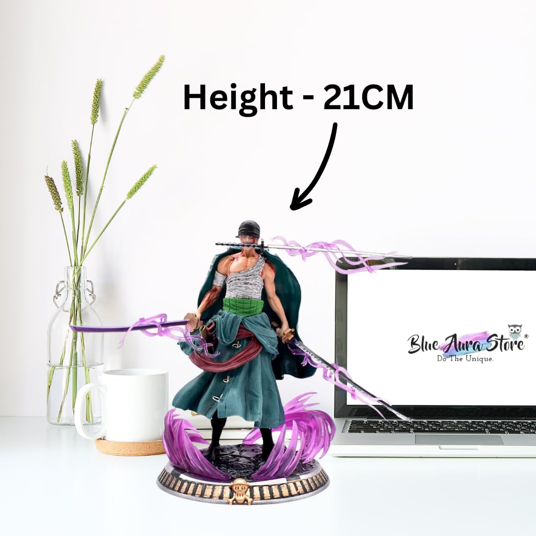 Zoro Action Figure Height -21cm | Zoro White Cloth