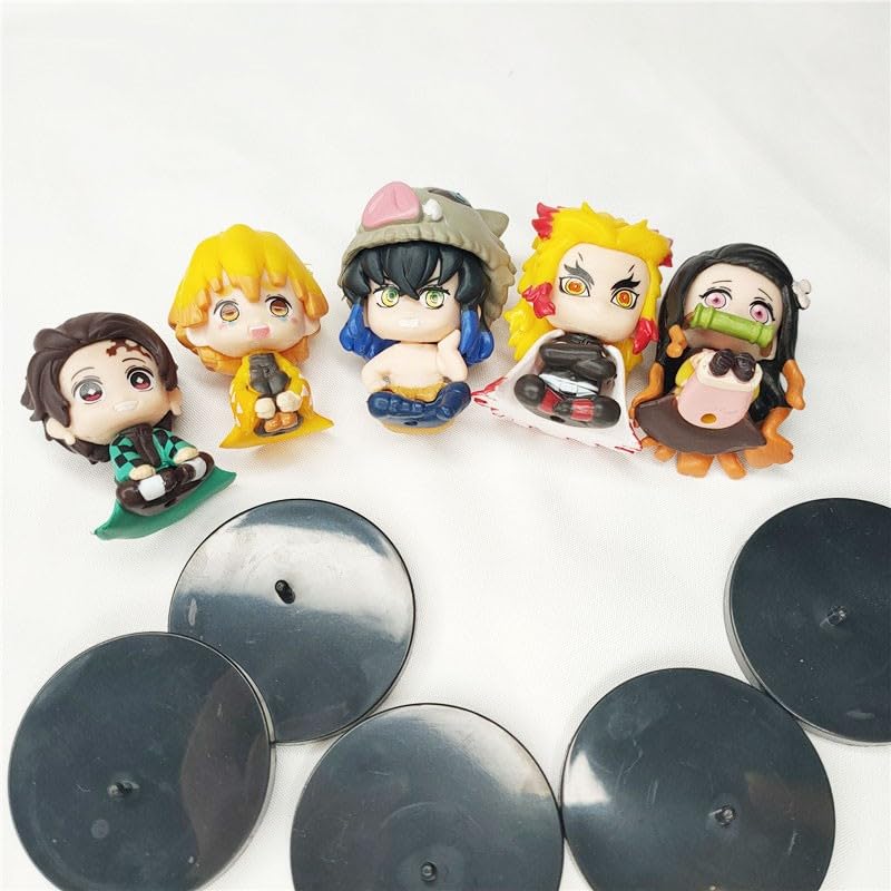 Anime Action Figures Set Of 5 Height -5Cm | Demon Mini