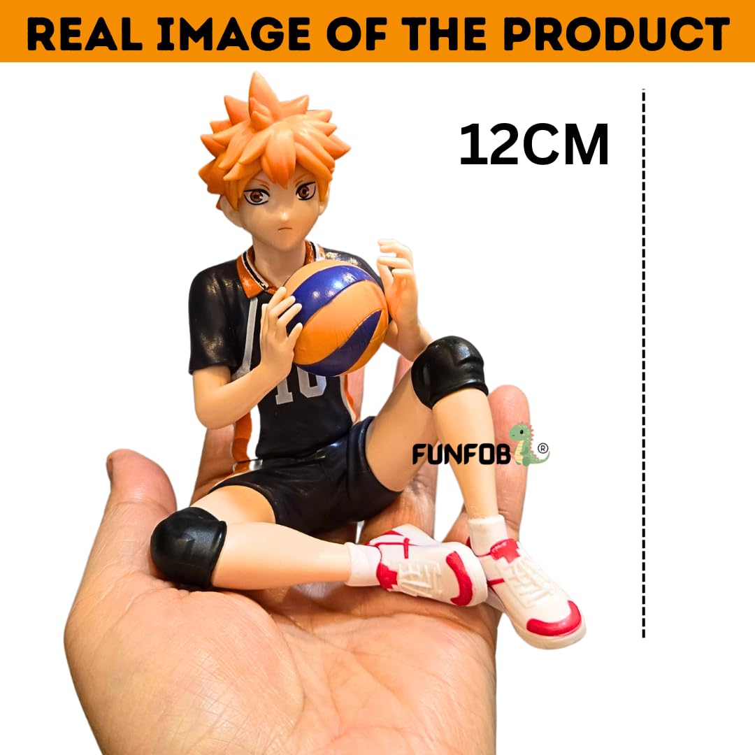 Haikyuu Shoyo Hinata Action Figure Height -12cm | Shoyo Big Ball Sitting