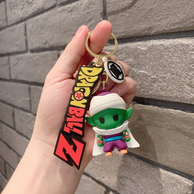 Anime Keychain with Hook & Strap | Piccolo Keychain