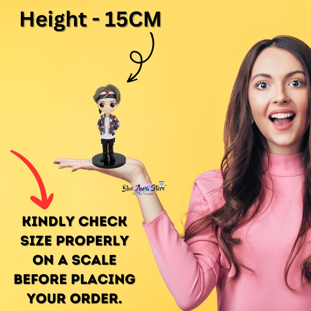 Bts V Taehyung Action Figure Mic Drop Height- 15Cm | V -Q