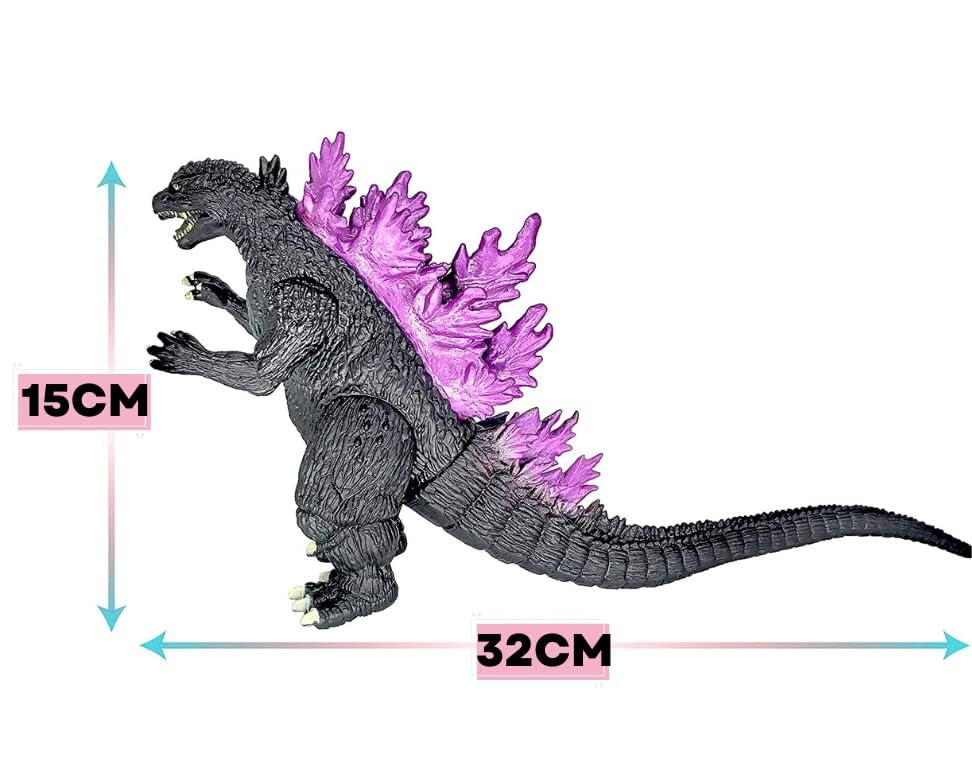 Dinosaur Toys for Kids Size -15CM x32CM Dinosaur Action Figure | Purple M