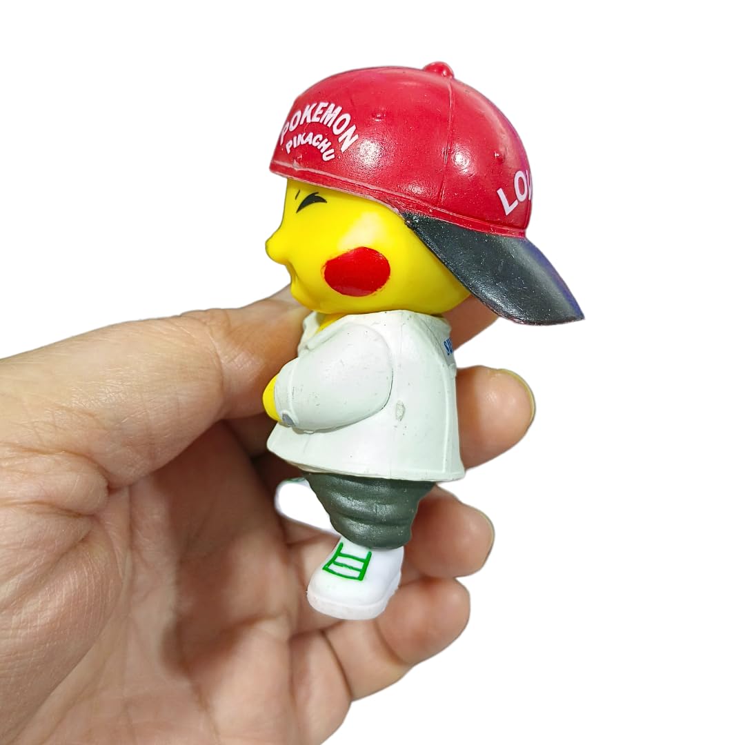Cartoon Action Figure Toy Height -8.5CM | Poke Cap Figure