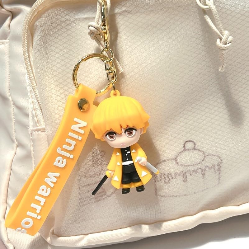 Anime Keychain With Hook & Strap For Fans | Zeni Dark