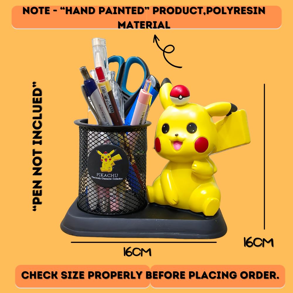 Cartoon Pen Holder Aesthetic Study Table Office Desk Organizer | Poke Pen Holder