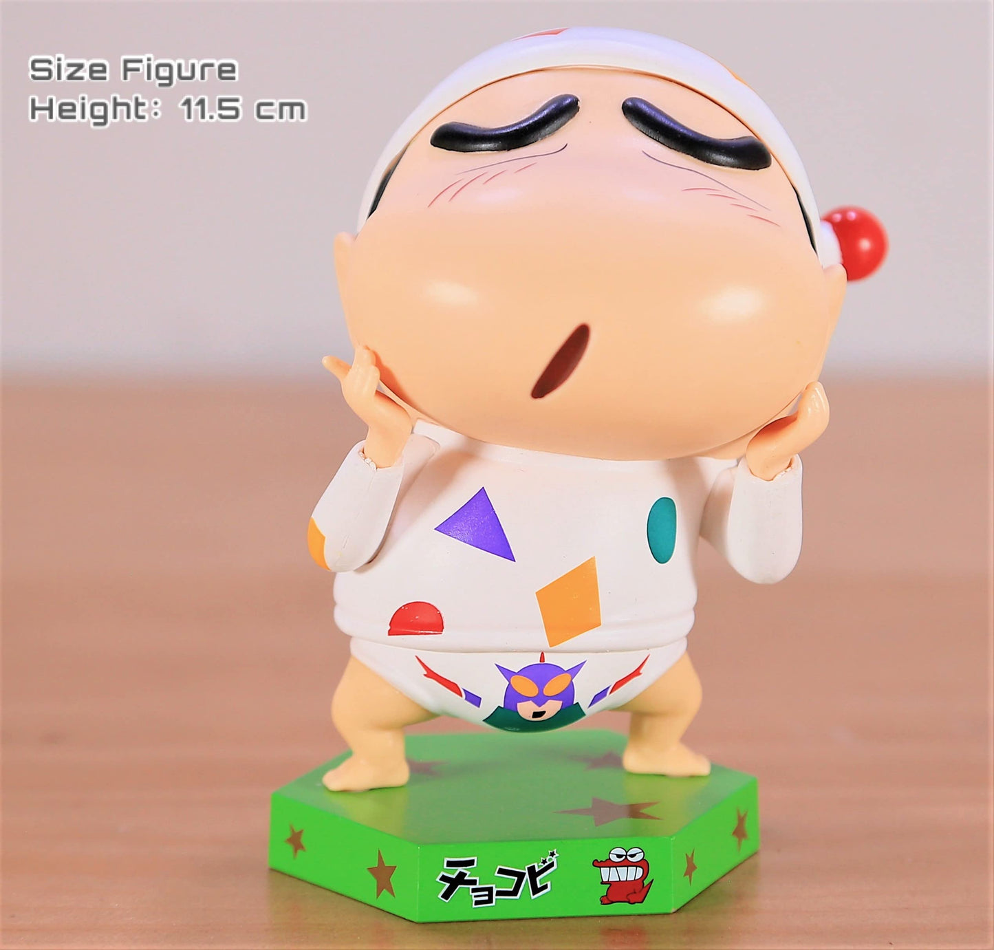 Shinchan Action Figure Height 11.5Cm | White Nightsuit