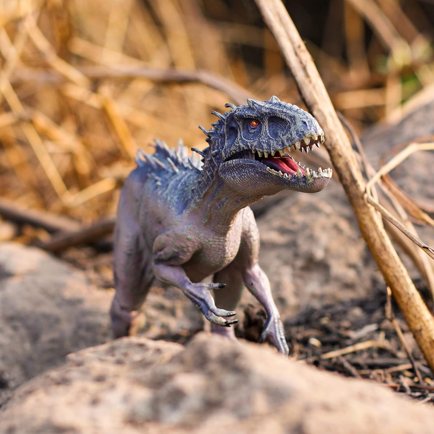Indominus Rex Trex Dinosaur Figure Jumbo Size | Grey Huge T-Rex 38 x28cm