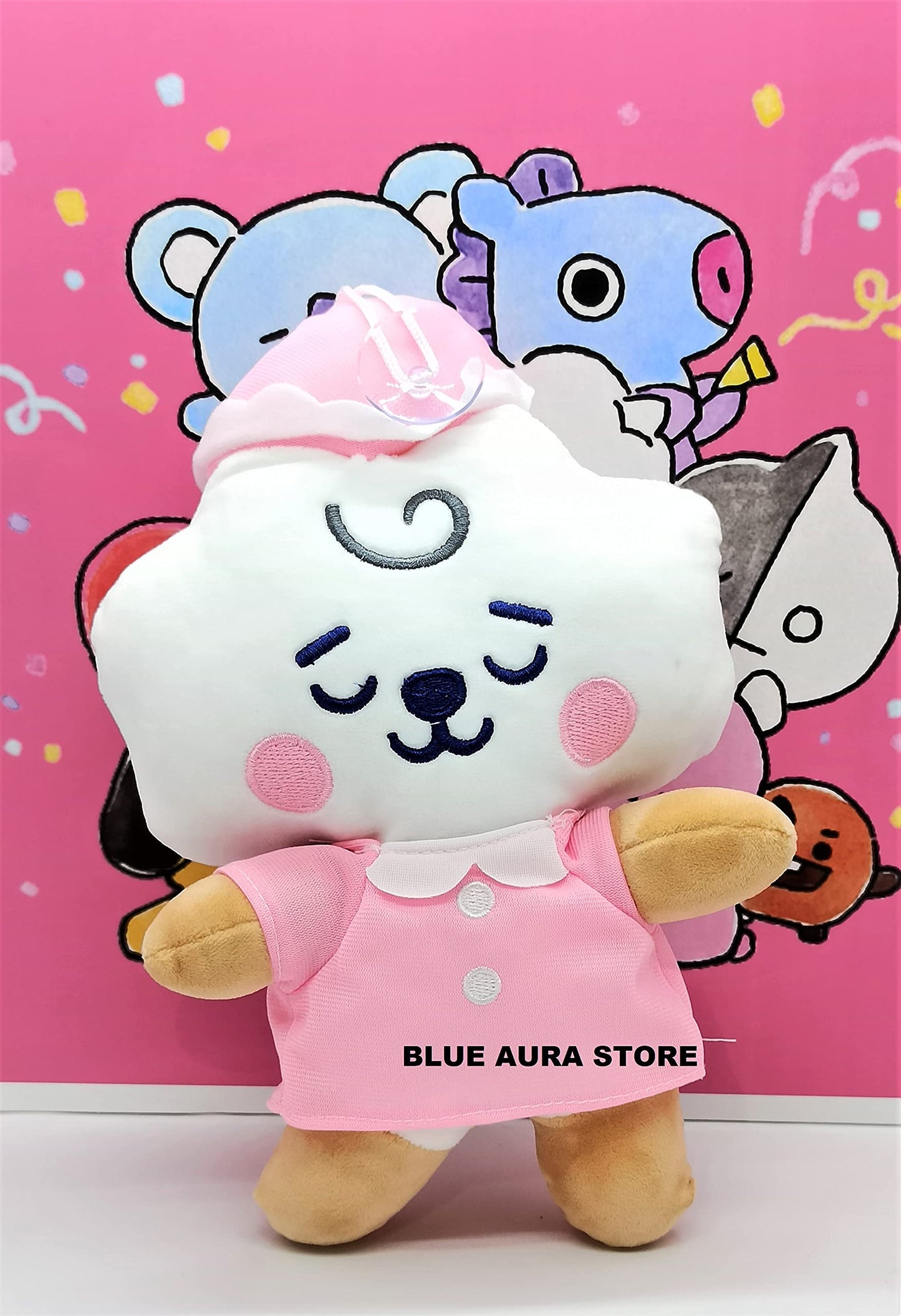 BTS Plush Toy RJ 20CM Goodnight Version BT21 Standing Soft Toy Plushie | RJ Night