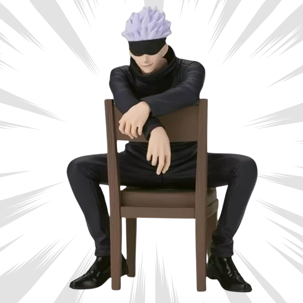 Gojo Action Figure Height-11cm PVC | Gojo on Chair