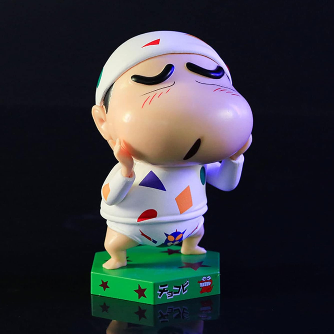 Shinchan Action Figure Height 11.5Cm | White Nightsuit