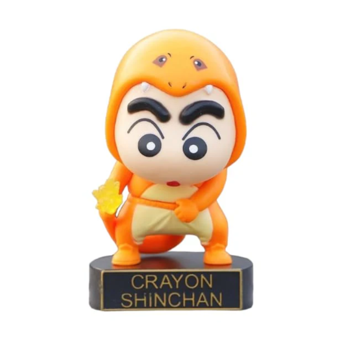 Shinchan Action Figure Toy Height -9CM | Shinchan Poke Orange