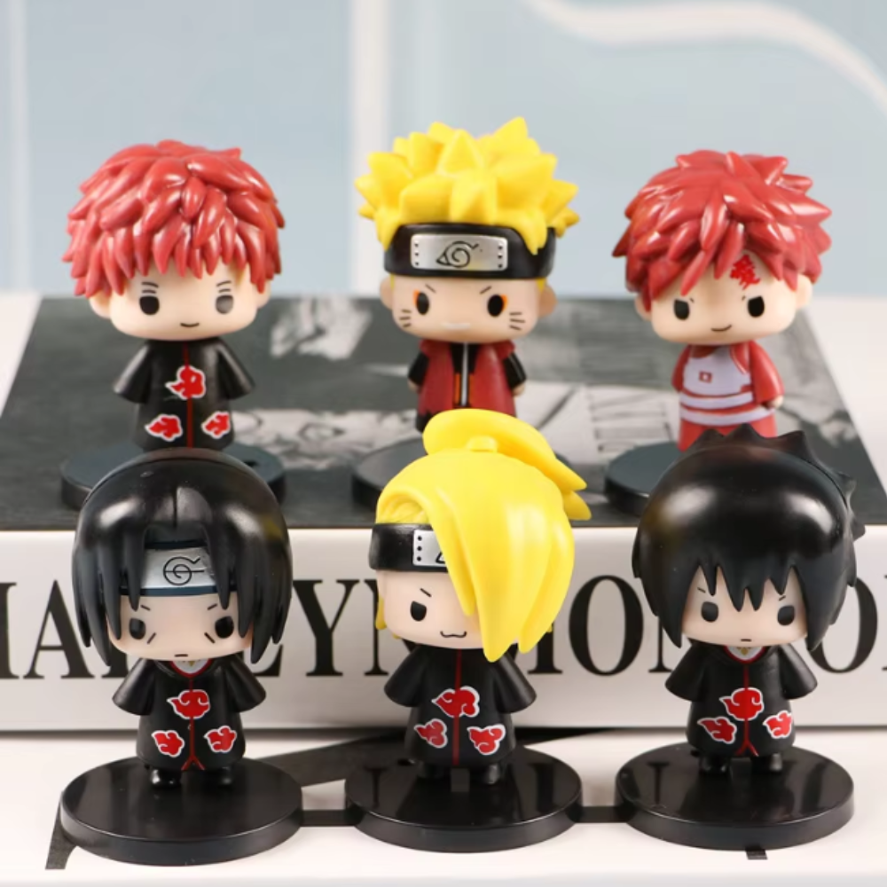Anime Ninja Action Figure Chibi Anime Figurine Height - 7CM | Naruu Chibi Graa
