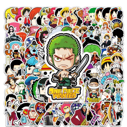 One Piece Stickers Pack of 50 | No Repeat