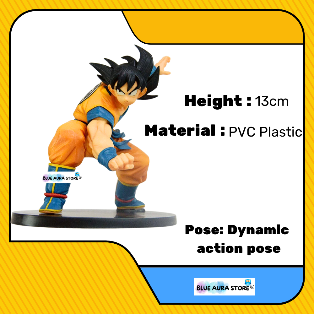 Anime Action Figure Height- 13 CM | Goku Squat