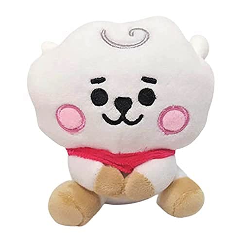 BTS Plush Toy RJ Height -11 CM Sitting Stuffed Plush Toy with Key Hook | RJ