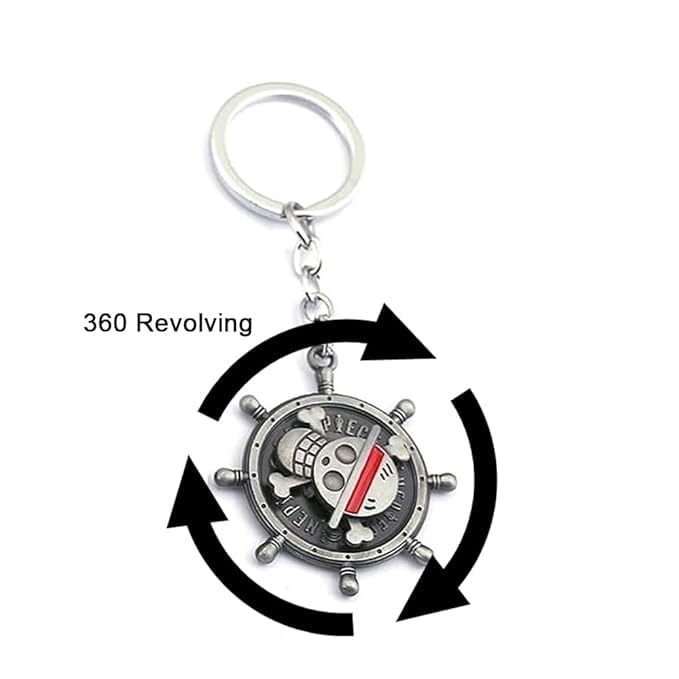 Anime Spinner Keychain Collectible | Luff Pirate Spinner