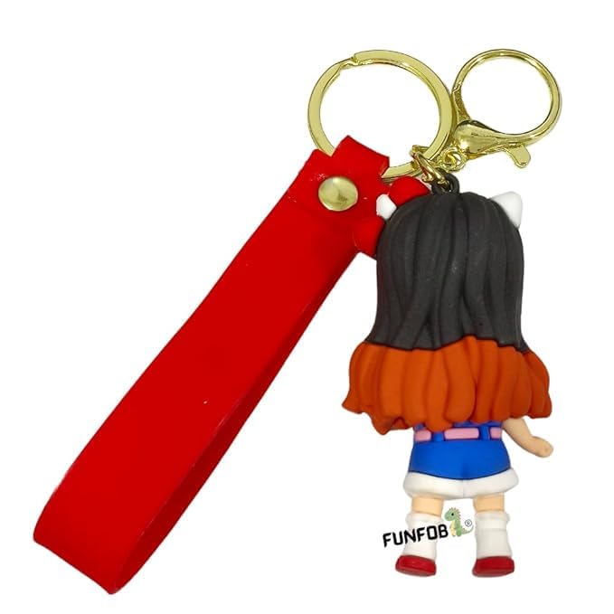 Anime Keychain With Hook & Strap | Nezu Kiddo