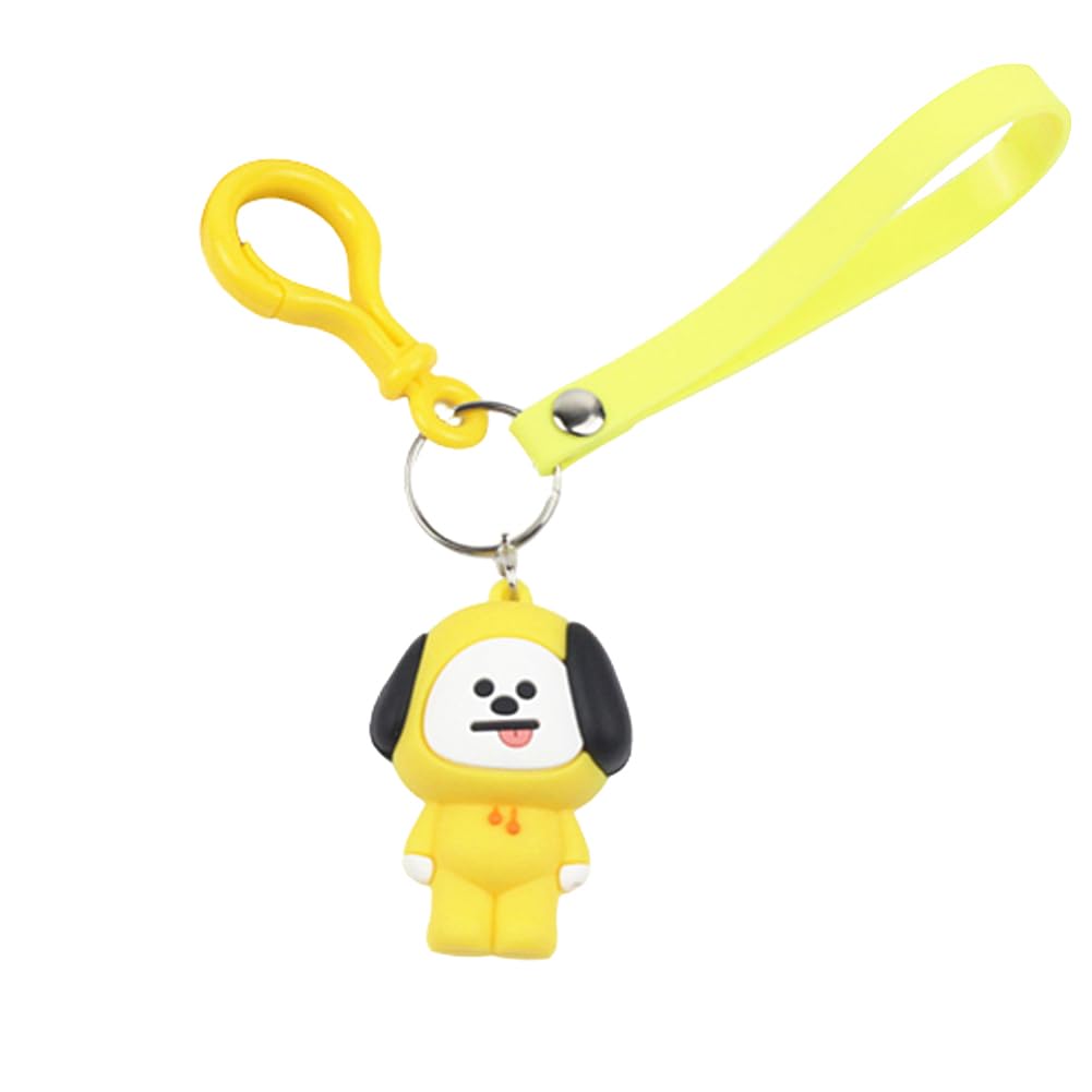 BT21 Chimmy Keychain with Hook & Strap | Chimmy With Hook