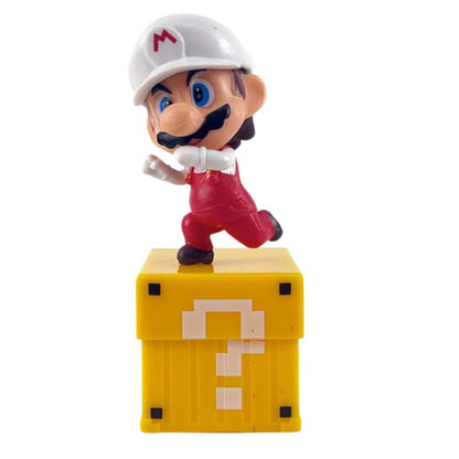 Mario Action Figure Height-13.5cm Mario Toys | White Red Mario Yellow Box